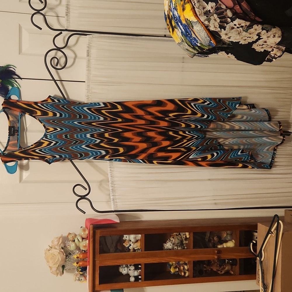 Snap y2k asymmetrical dress